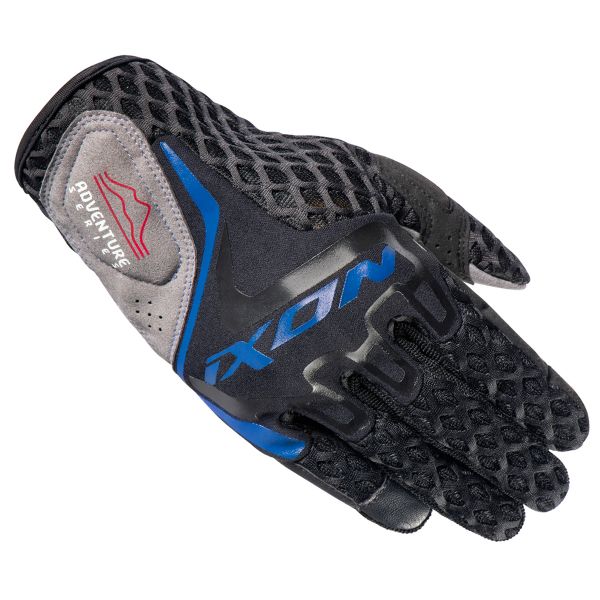 Motorradhandschuhe Ixon Dirt Air Black Anthracite Blue Motorradhandschuhe Ixon Dirt Air Black Anthracite Blue