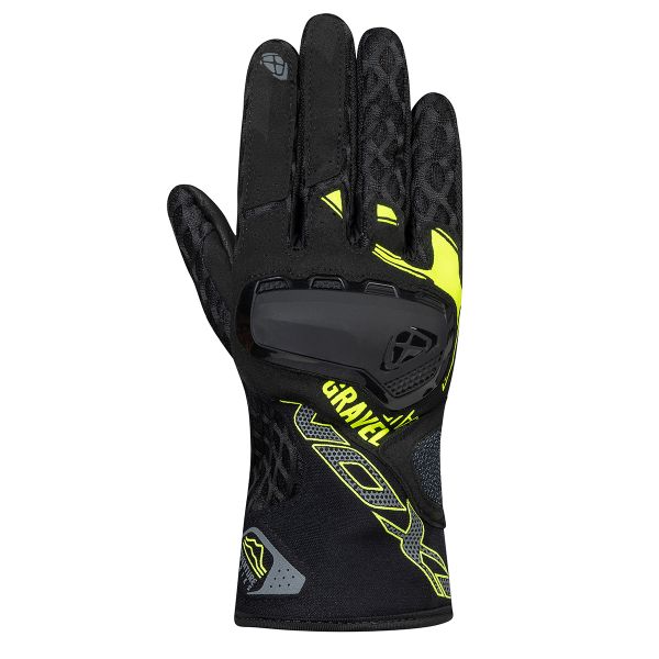 Motorradhandschuhe Ixon Gravel Air Black Bright Yellow Motorradhandschuhe Ixon Gravel Air Black Bright Yellow