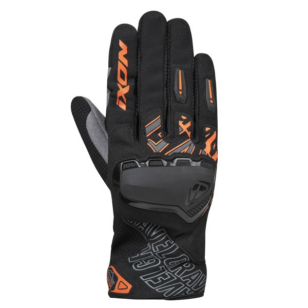 Motorradhandschuhe Ixon Gravel Black Orange