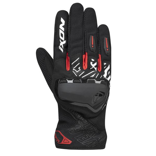 Motorradhandschuhe Ixon Gravel Black Red