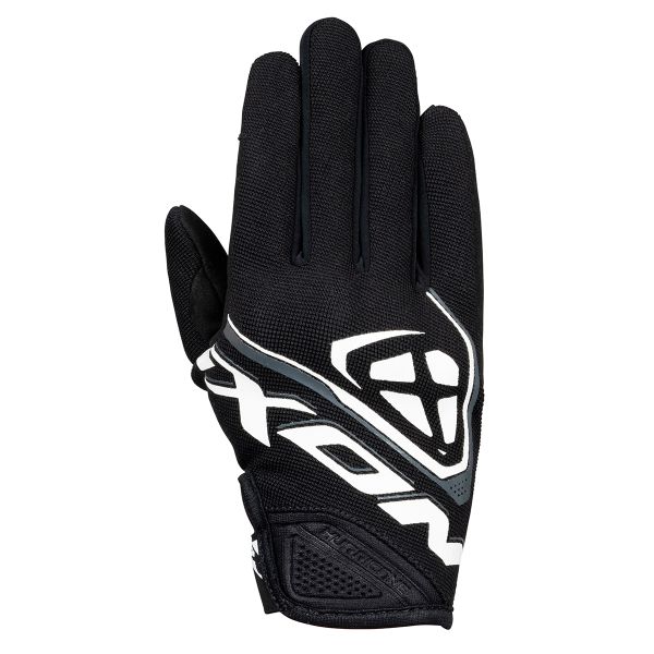 Motorradhandschuhe Ixon Hurricane Kid Black White