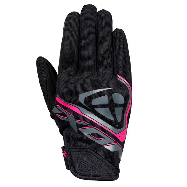Motorradhandschuhe Ixon Hurricane Lady Black Fuchsia