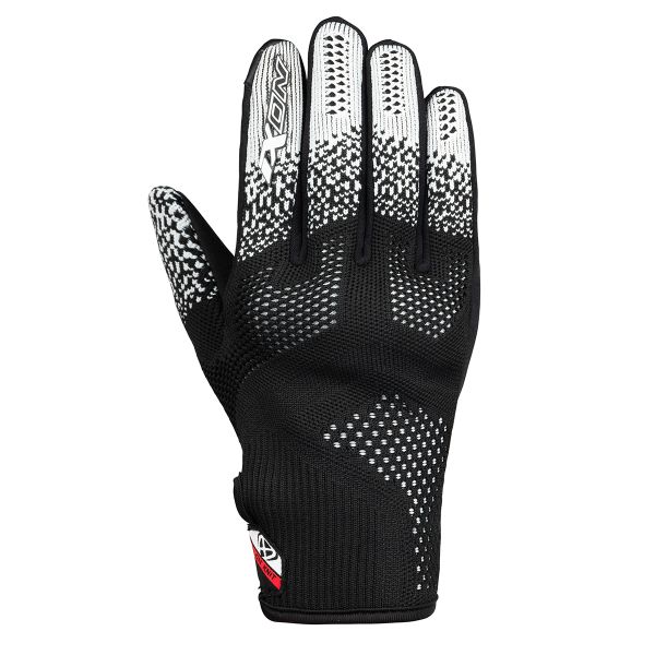 Motorradhandschuhe Ixon Ixflow Knit Black White