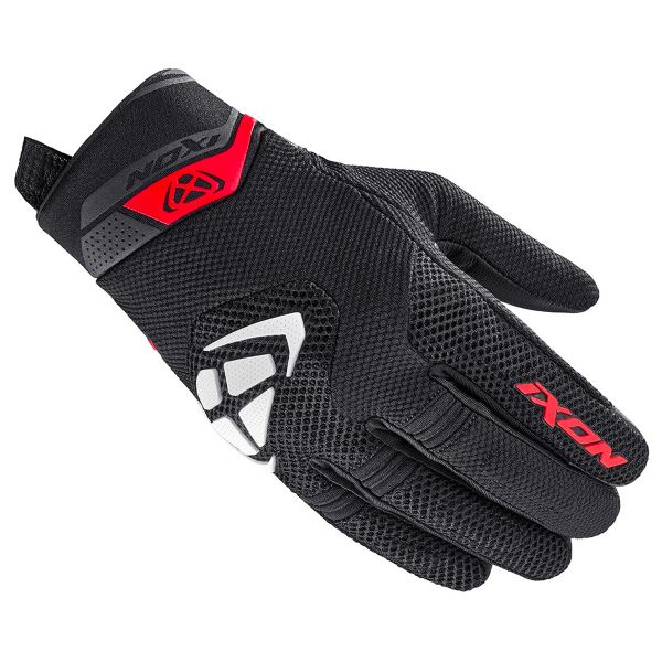 Motorradhandschuhe Ixon Mig 2 Airflow Black White Red Motorradhandschuhe Ixon Mig 2 Airflow Black White Red