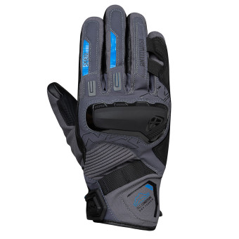 Motorradhandschuhe Ixon Ms Skeid Anthracite Grey Blue