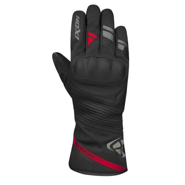 Motorradhandschuhe Ixon Pro Midgard Black Red Motorradhandschuhe Ixon Pro Midgard Black Red
