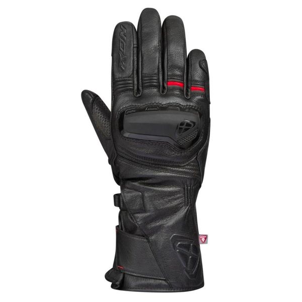 Motorradhandschuhe Ixon Pro Miles Black Red Motorradhandschuhe Ixon Pro Miles Black Red