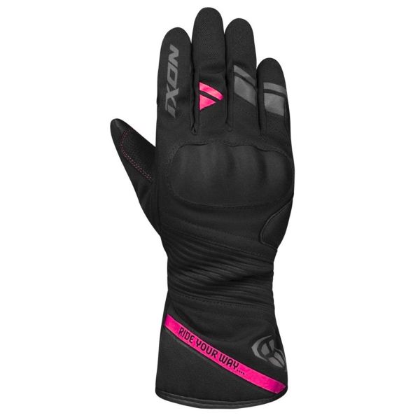 Motorradhandschuhe Ixon Pro Rescue 3 L Black Fushia Motorradhandschuhe Ixon Pro Rescue 3 L Black Fushia