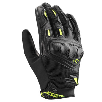 Motorradhandschuhe Ixon Rise Air 2 Black Bright Yellow