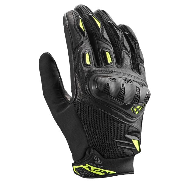 Motorradhandschuhe Ixon Rise Air 2 Black Bright Yellow