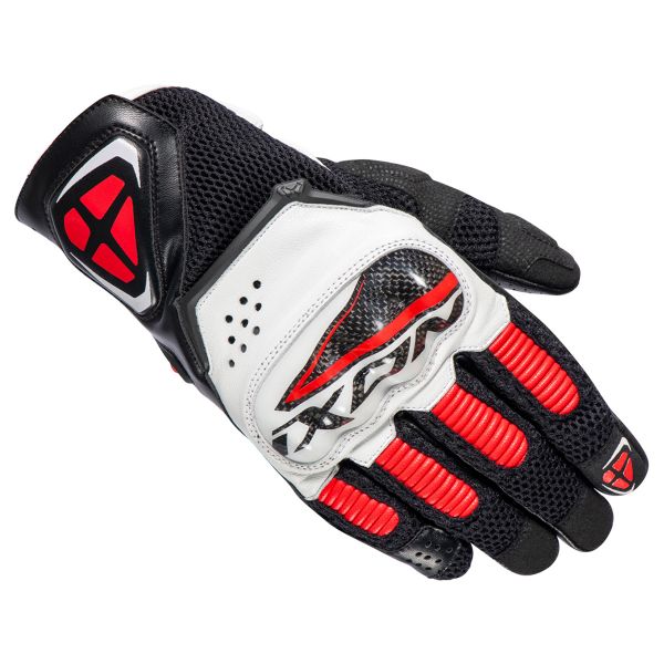 Motorradhandschuhe Ixon RS4 Air Black Red White