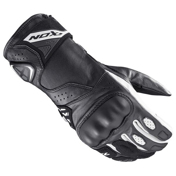 Motorradhandschuhe Ixon Thund Black White Motorradhandschuhe Ixon Thund Black White