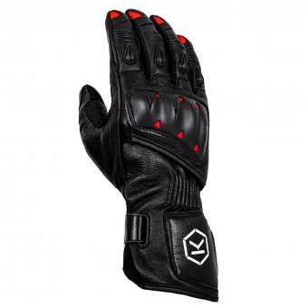 Motorradhandschuhe Knox Oulton Black Red
