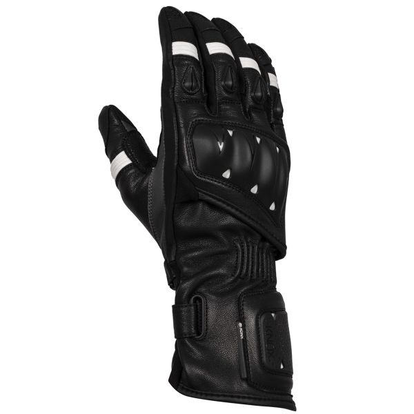 Motorradhandschuhe Knox Oulton MK2 Black White Motorradhandschuhe Knox Oulton MK2 Black White