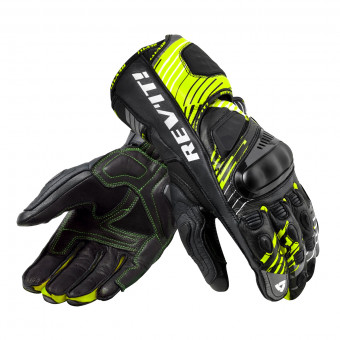 Motorradhandschuhe REV'IT Apex Neon Yellow Black Gloves