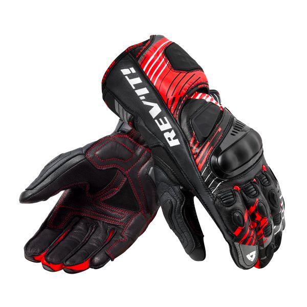 Motorradhandschuhe REV'IT Apex Red Black Gloves Motorradhandschuhe REV'IT Apex Red Black Gloves