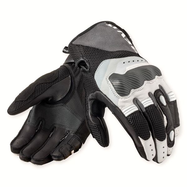 Motorradhandschuhe REV'IT Blaze Grey White