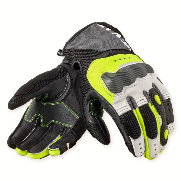 Motorradhandschuhe REV'IT Blaze Light Grey Neon Yellow