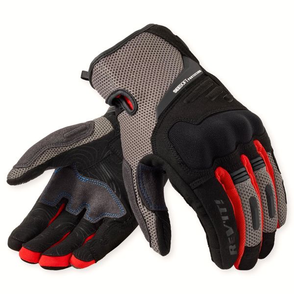 Motorradhandschuhe REV'IT Cavern Grey Red