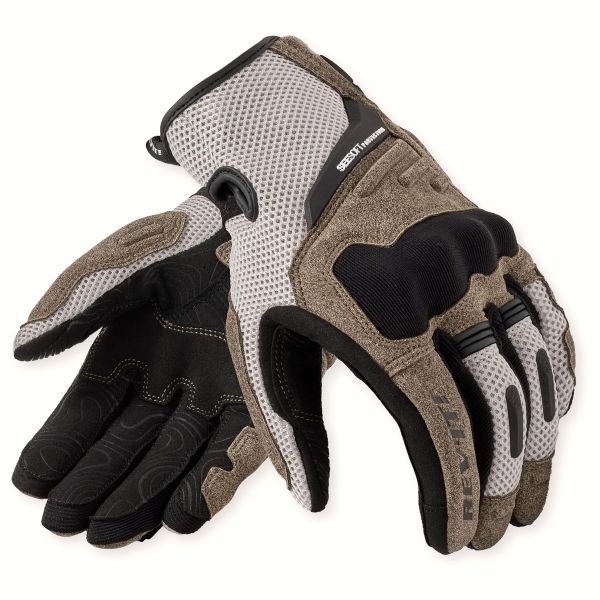 Motorradhandschuhe REV'IT Cavern Ladies Sand Black