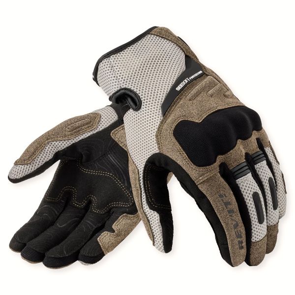 Motorradhandschuhe REV'IT Cavern Sand Black