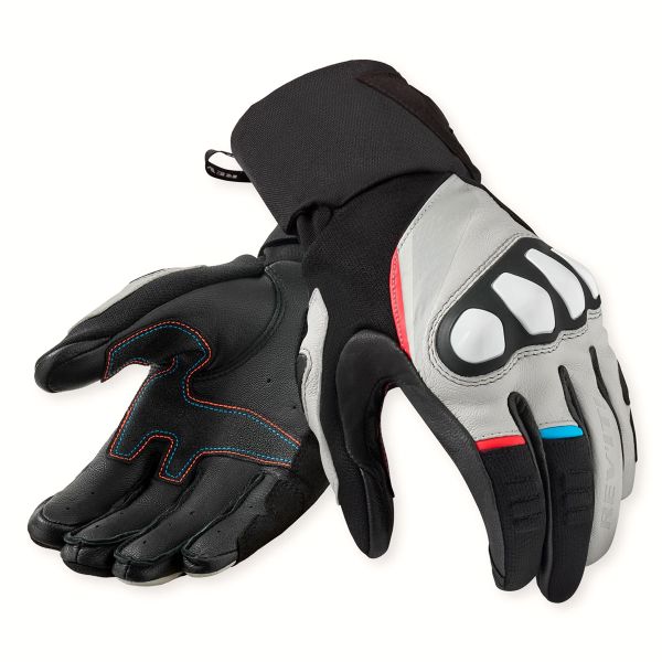 Motorradhandschuhe REV'IT Combustion Black Light Grey