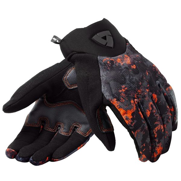 Motorradhandschuhe REV'IT Continent WB Gloves Black Orange Motorradhandschuhe REV'IT Continent WB Gloves Black Orange