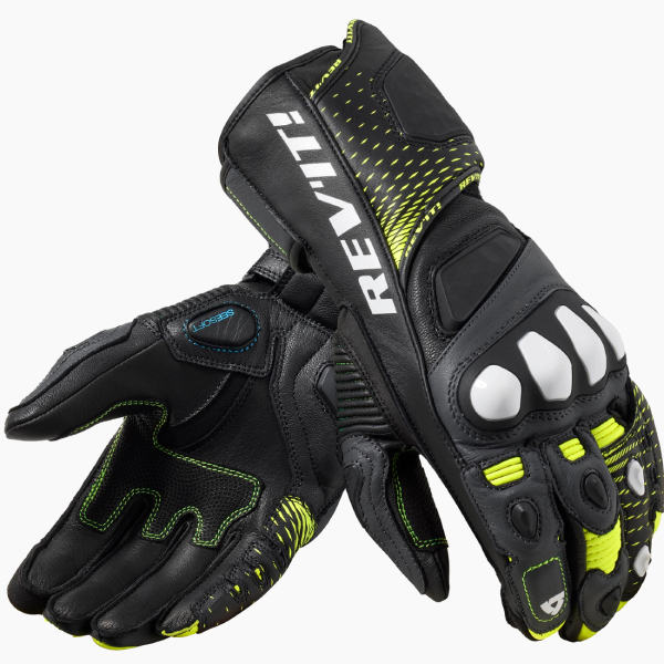Motorradhandschuhe REV'IT Control Black Neon Yellow