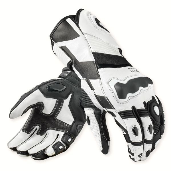 Motorradhandschuhe REV'IT Jerez 4 White Black