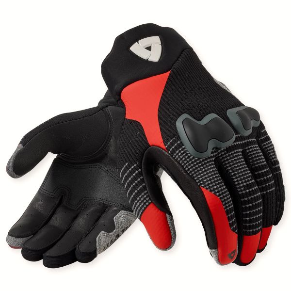 Motorradhandschuhe REV'IT Kinetic 2 Black Red