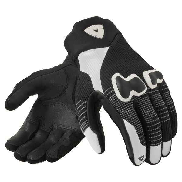 Motorradhandschuhe REV'IT Kinetic 2 Black White