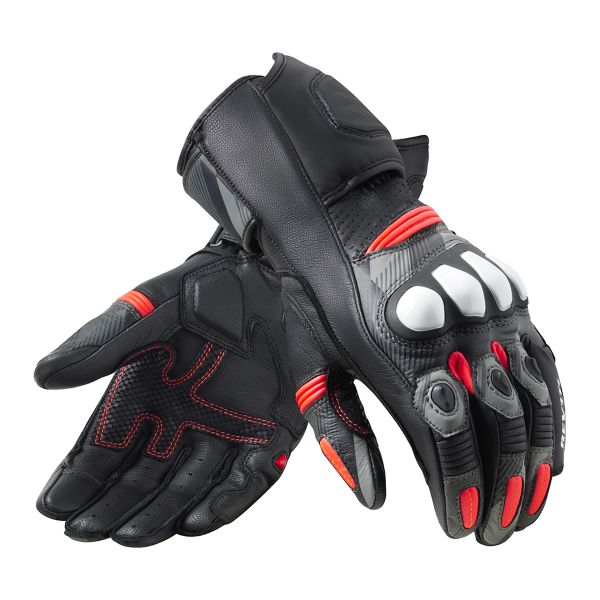 Motorradhandschuhe REV'IT League 2 Black Neon Red