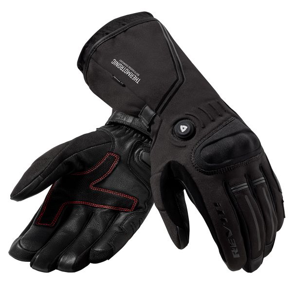 Motorradhandschuhe REV'IT Liberty H2O Ladies Heated Black Motorradhandschuhe REV'IT Liberty H2O Ladies Heated Black