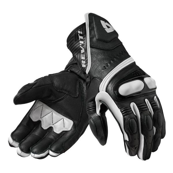 Motorradhandschuhe REV'IT Metis Black White