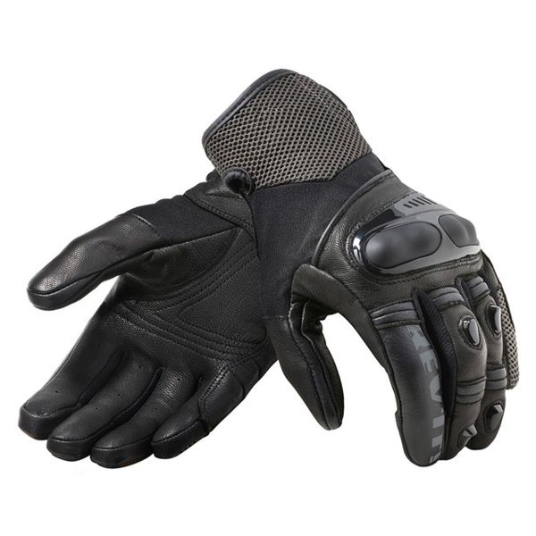 Motorradhandschuhe REV'IT Metric Black Charcoal Grey Motorradhandschuhe REV'IT Metric Black Charcoal Grey