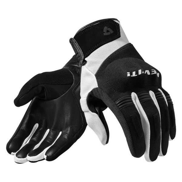Motorradhandschuhe REV'IT Mosca Black White