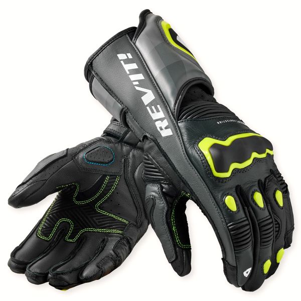 Motorradhandschuhe REV'IT Quantum 3 Grey Neon Yellow