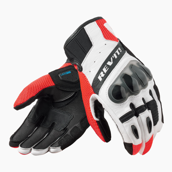Motorradhandschuhe REV'IT Ritmo Black Neon Red