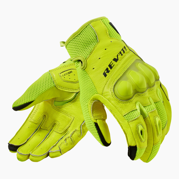 Motorradhandschuhe REV'IT Ritmo Neon Yellow