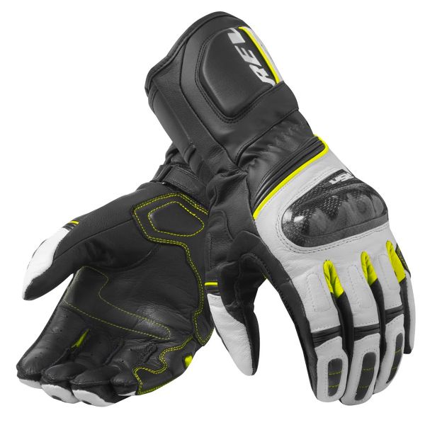Motorradhandschuhe REV'IT RSR 3 Black Yellow Neon
