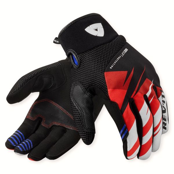 Motorradhandschuhe REV'IT Surge Black Red