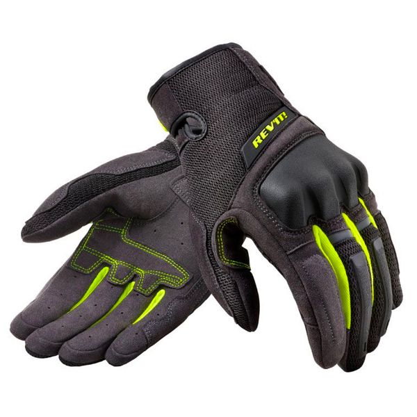 Motorradhandschuhe REV'IT Volcano Black Yellow Neon