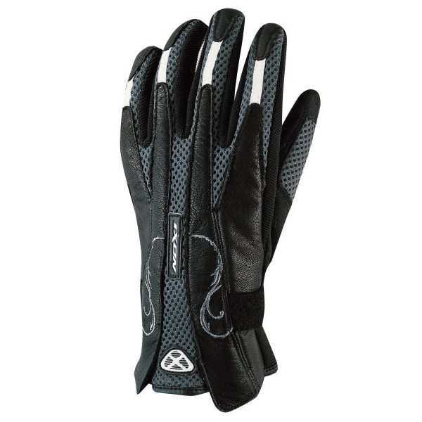 Motorradhandschuhe Ixon RS Gloss Schwarz Grau