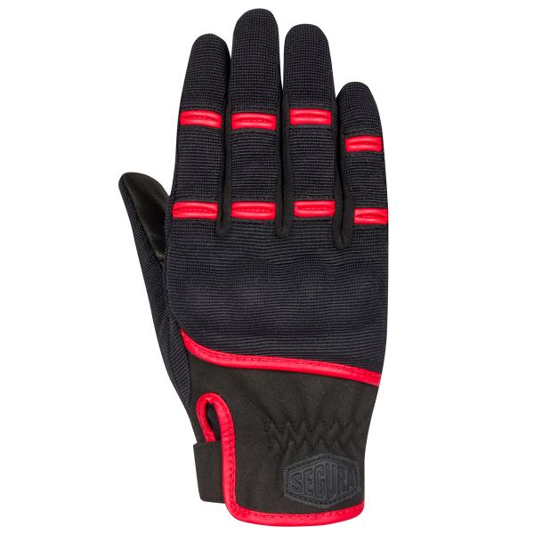 Motorradhandschuhe Segura Lady Palmer Black Red