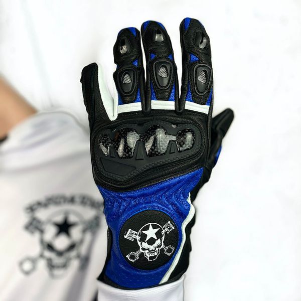 Motorradhandschuhe SPARTMOTARD SPM Blue 03