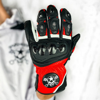 Motorradhandschuhe SPARTMOTARD SPM Red 02
