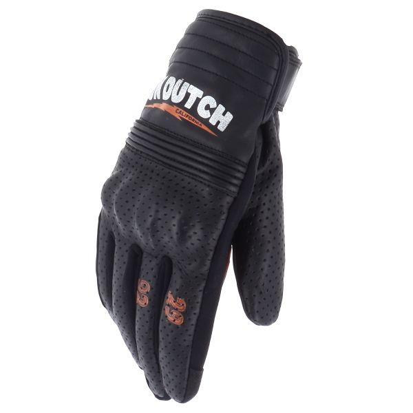 Motorradhandschuhe Von Dutch Born Air Schwarz Orange