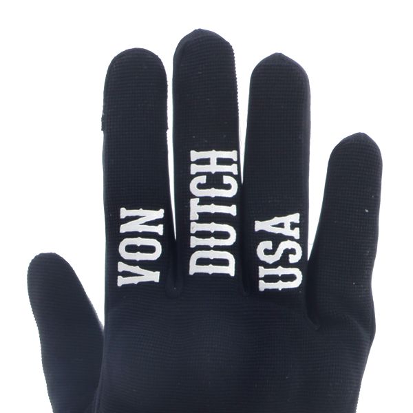 Von Dutch Key Leather Black White