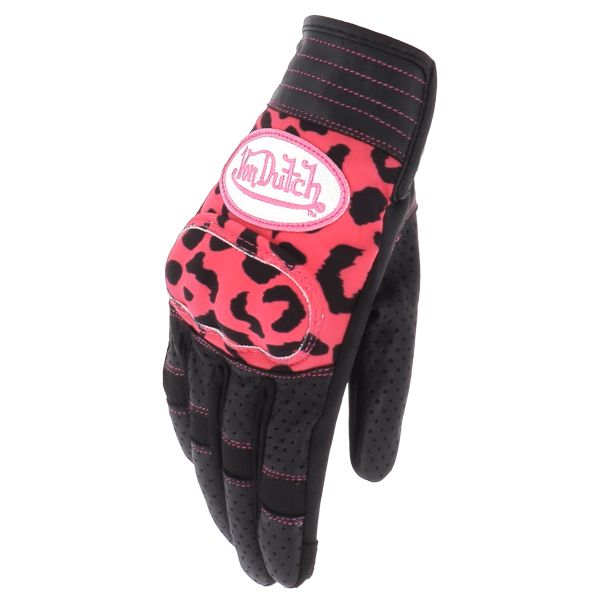 Motorradhandschuhe Von Dutch Palavas Air Black Pink Leo