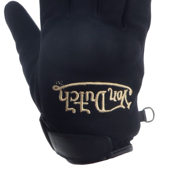 Von Dutch Silver Leather Black